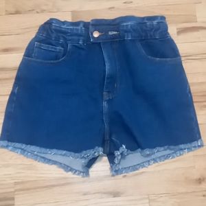 Denim shorts